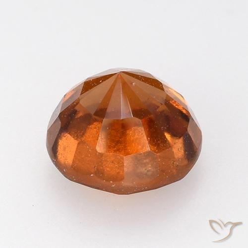 Granato hessonite Arancio Medio naturale da 2.71 ct, Rotondo, VS