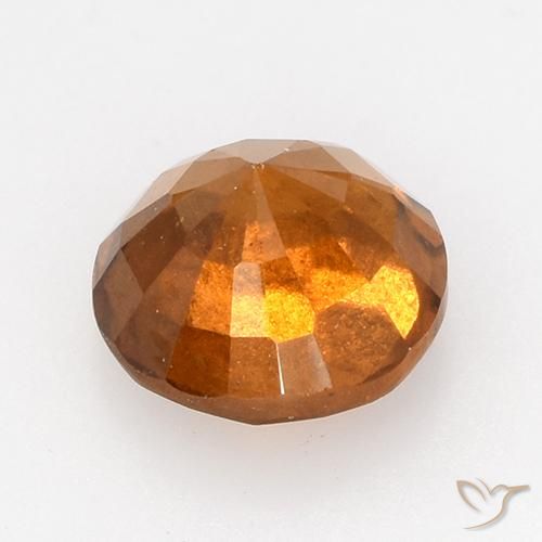 Granato hessonite Arancione scuro naturale da 1.72 ct, Rotondo, VS