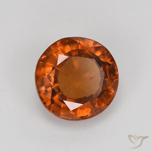 Granato hessonite Arancione Ambra naturale da 2.10 ct, Rotondo, VS-SI