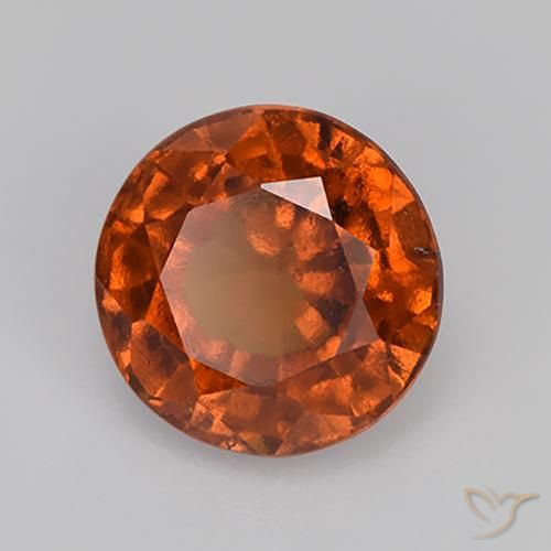 Granato hessonite Arancione scuro naturale da 2.06 ct, Rotondo, VS