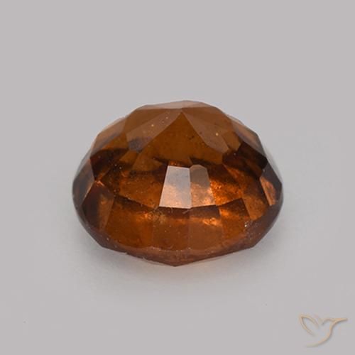 Granato hessonite Arancione scuro naturale da 2.03 ct, Rotondo, VS-SI