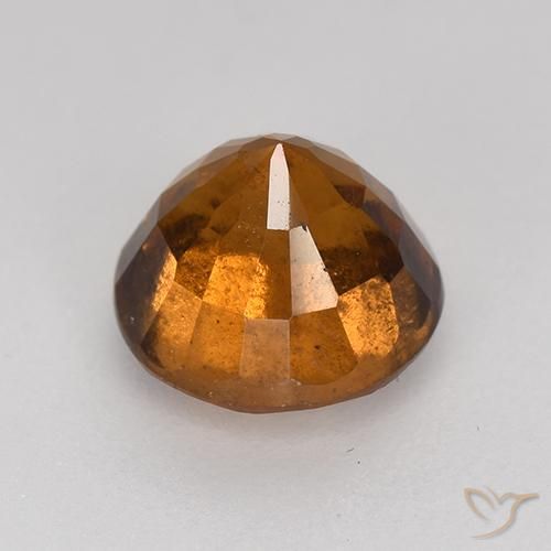 Granato hessonite Arancione scuro naturale da 1.79 ct, Rotondo, VS