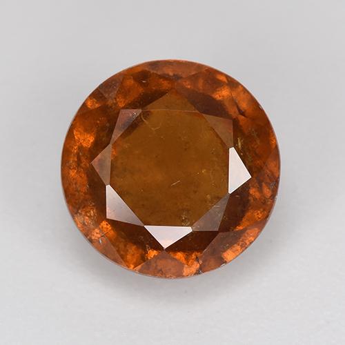 Granato hessonite Arancio Medio naturale da 2.71 ct, Taglio rotondo, VS-SI