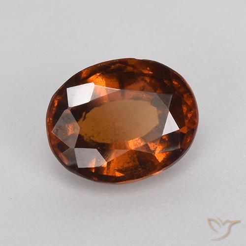 Granato hessonite Arancione Ambra naturale da 1.40 ct, Ovale, VS