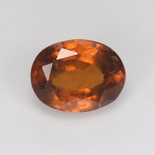 Granato hessonite Arancione Ambra naturale da 1.65 ct, Taglio ovale, VS-SI