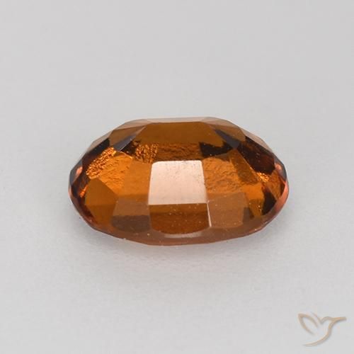 Granato hessonite Arancio medio-scuro naturale da 1.22 ct, Ovale, VS