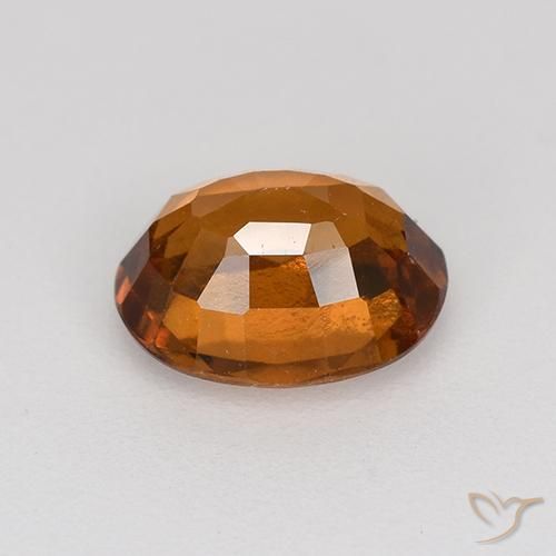 Granato hessonite Arancione scuro naturale da 1.24 ct, Ovale, VS