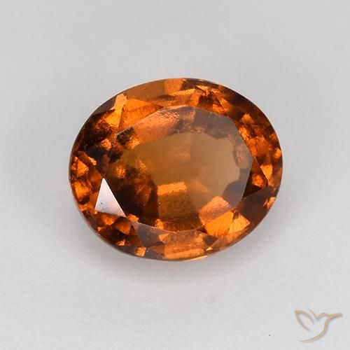 Granato hessonite Arancio medio-scuro naturale da 1.17 ct, Ovale, VS
