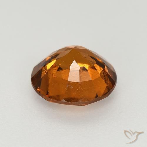 Granato hessonite Arancio medio-scuro naturale da 1.43 ct, Rotondo, VS