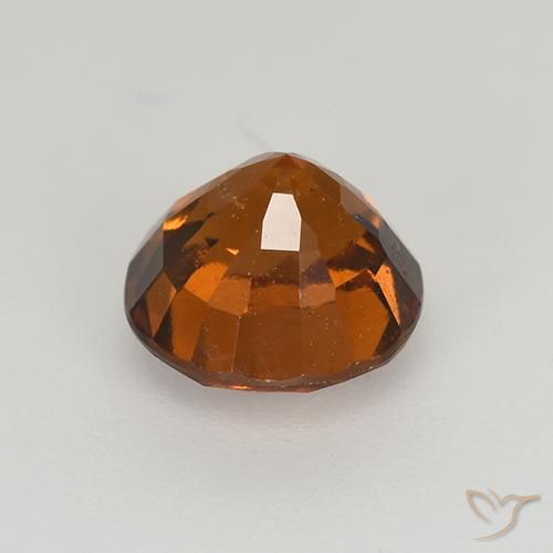 Granato essonite naturale arancione da 1,66 ct, taglio rotondo, VS