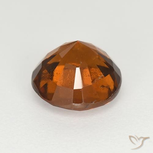 Granato hessonite Arancione scuro naturale da 1.89 ct, Rotondo, VS