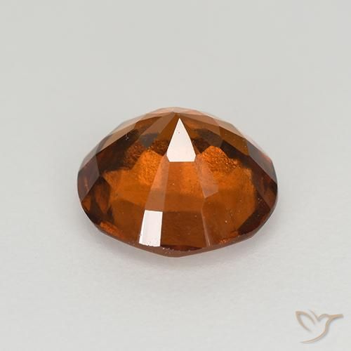 Granato hessonite Arancione scuro naturale da 1.93 ct, Rotondo, VS