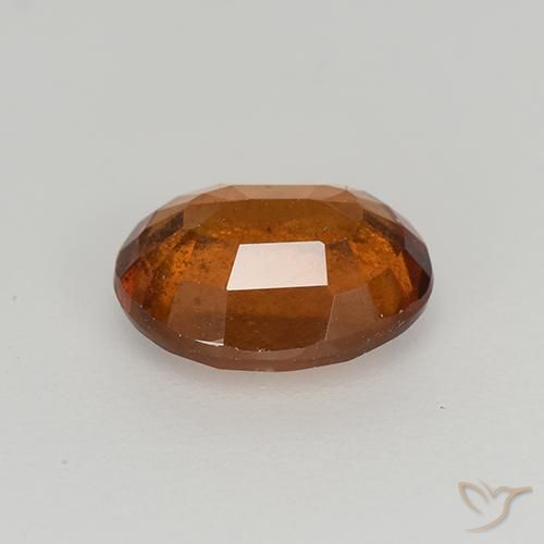 Granato hessonite Arancio medio-scuro naturale da 1.69 ct, Ovale, VS-SI