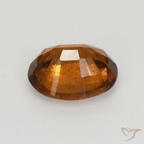 Granato hessonite Arancione Ambra naturale da 1.52 ct, Ovale, VS-SI