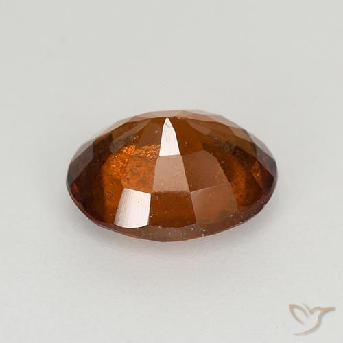 Granato hessonite Arancione scuro naturale da 1.57 ct, Ovale, VS-SI