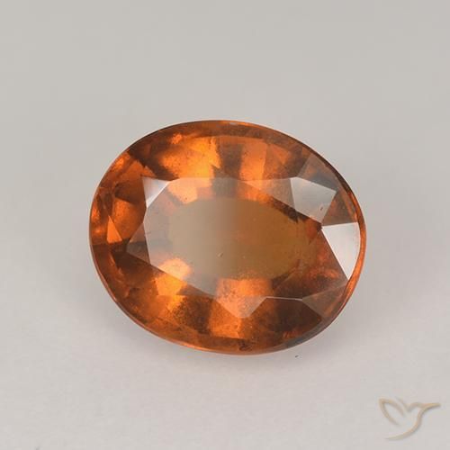 Granato hessonite Arancio medio-scuro naturale da 2.45 ct, Ovale, VS