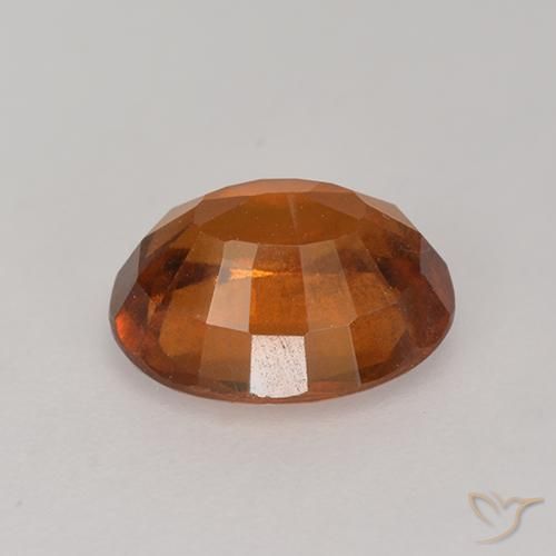 Granato hessonite Arancio medio-scuro naturale da 2.45 ct, Ovale, VS