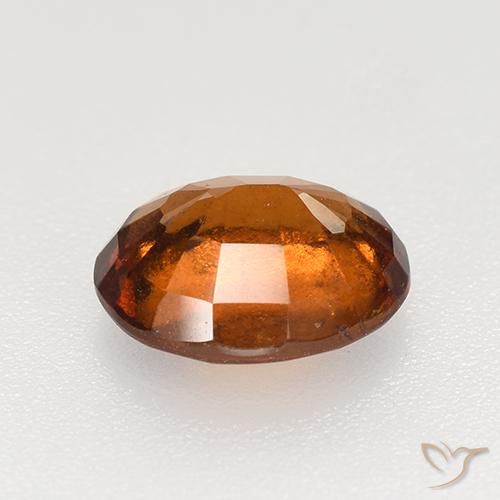 Granato hessonite Arancione scuro naturale da 2.47 ct, Ovale, VS-SI