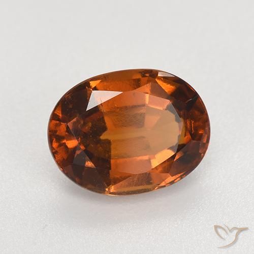 Granato hessonite Arancio Medio naturale da 2.80 ct, Ovale, VS