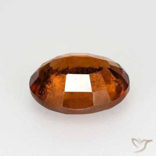 Granato hessonite Arancione rossastra naturale da 2.59 ct, Ovale, VS-SI