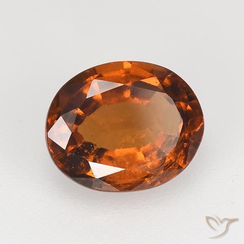 Granato hessonite Arancione Ambra naturale da 2.36 ct, Ovale, VS-SI