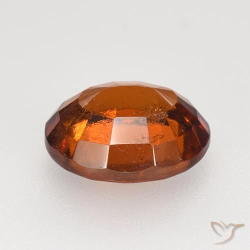 Granato essonite naturale arancione da 2,82 ct, taglio ovale, VS-SI