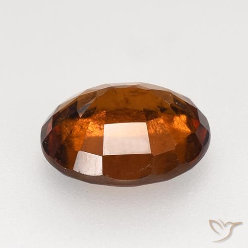Granato hessonite Arancione scuro naturale da 2.98 ct, Ovale, VS-SI