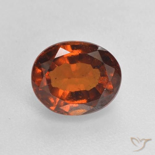 Granato hessonite Arancione Ambra naturale da 1.46 ct, Ovale, VS-SI