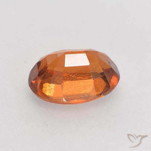 Granato hessonite Arancio medio-scuro naturale da 1.37 ct, Ovale, VS-SI
