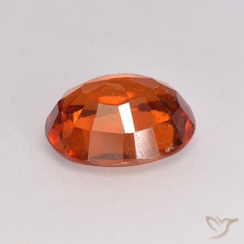 Granato hessonite Arancione rossastra naturale da 1.71 ct, Ovale, VS-SI