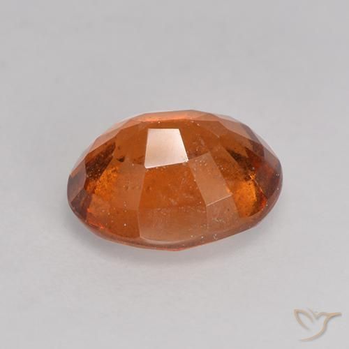 Granato hessonite Arancione scuro naturale da 1.79 ct, Ovale, VS-SI