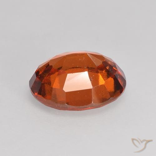 Granato hessonite Arancione rossastra naturale da 1.94 ct, Ovale, VS