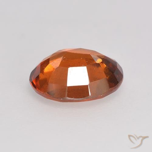 Granato hessonite Arancione Ambra naturale da 1.64 ct, Ovale, VS