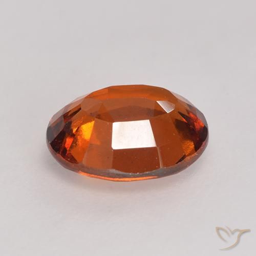 Granato hessonite Arancione rossastra naturale da 1.80 ct, Ovale, VS