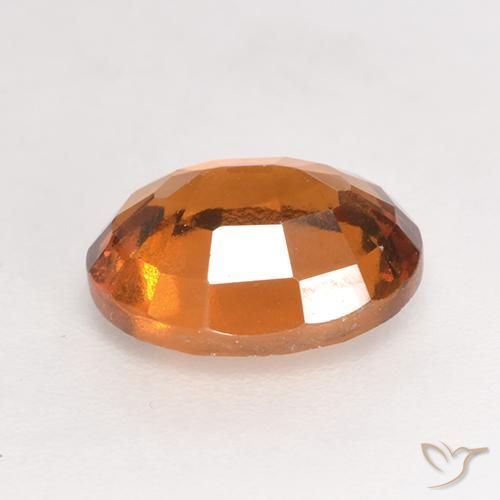 Granato hessonite Arancione scuro naturale da 1.89 ct, Ovale, VS