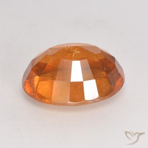 Granato hessonite Arancione scuro naturale da 2.90 ct, Ovale, SI