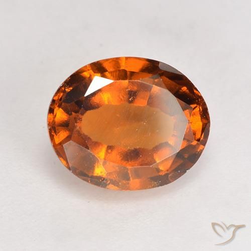 Granato hessonite Arancione rossastra naturale da 2.46 ct, Ovale, VS