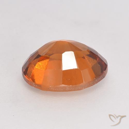 Granato hessonite Arancione rossastra naturale da 2.46 ct, Ovale, VS