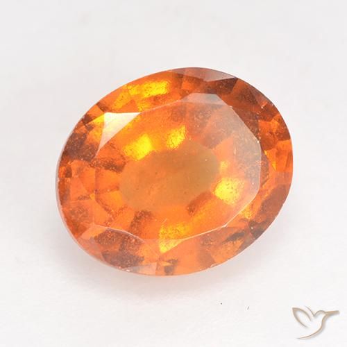 Granato hessonite Arancio Medio naturale da 2.35 ct, Ovale, SI