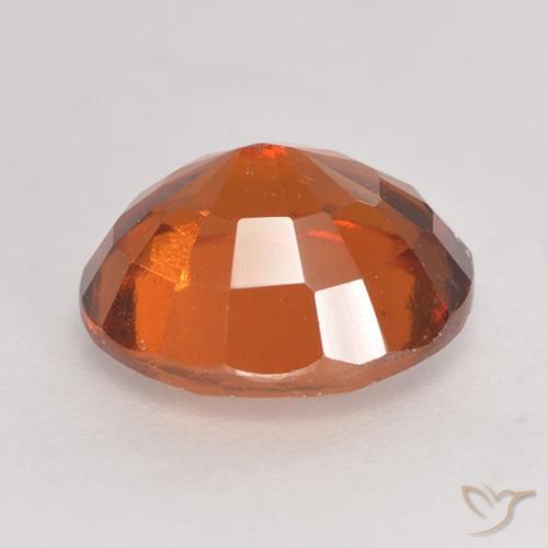 Granato hessonite Arancione scuro naturale da 2.82 ct, Ovale, VS-SI