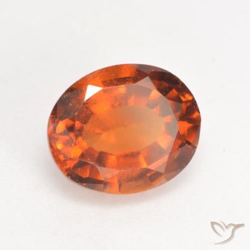 Granato hessonite Arancio medio-scuro naturale da 2.05 ct, Ovale, VS
