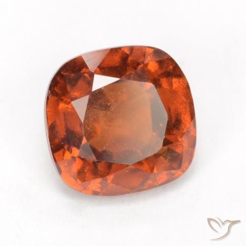 Granato hessonite Arancione Ambra naturale da 2.08 ct, Cuscino, VS