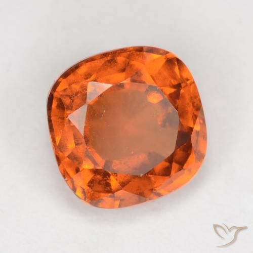 Granato hessonite Arancio Medio naturale da 2.05 ct, Cuscino, VS