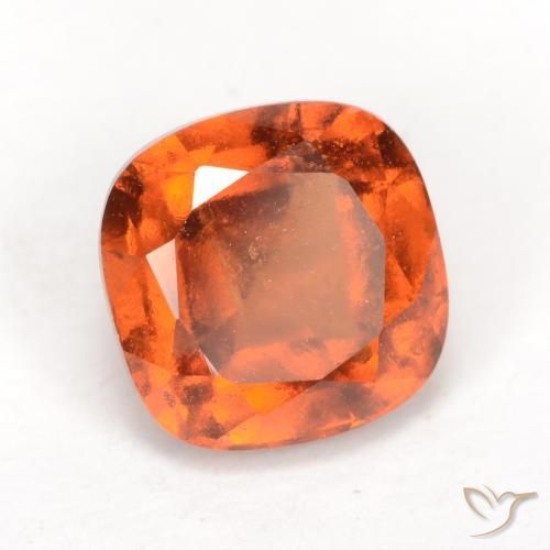 Granato hessonite Arancio Medio naturale da 2.21 ct, Cuscino, VS-SI