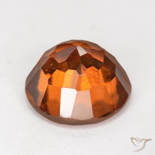 Granato hessonite Arancio medio-scuro naturale da 2.32 ct, Rotondo, VS-SI