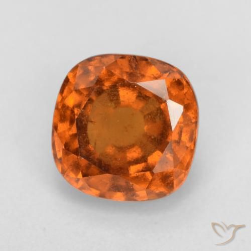 2.08ct Naturale Arancio Medio Granato hessonite, Cuscino, VS-SI