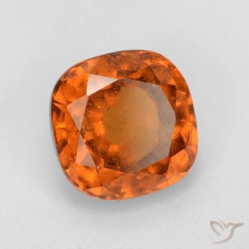 Granato hessonite Arancio Medio naturale da 2.08 ct, Cuscino, VS-SI