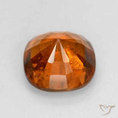 Granato hessonite Arancio medio-scuro naturale da 2.00 ct, Cuscino, VS-SI