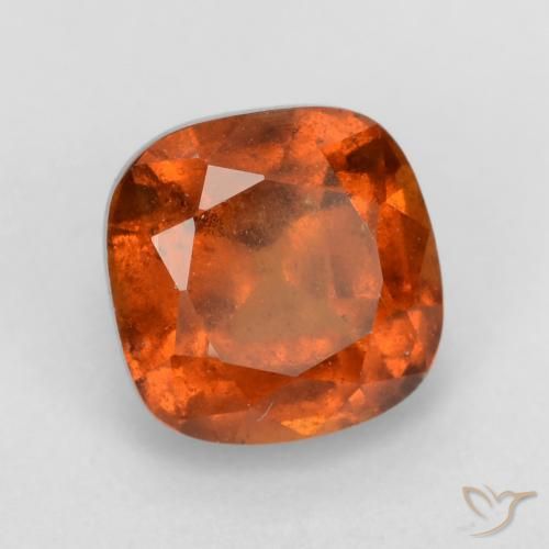 Granato hessonite Arancio Medio naturale da 2.08 ct, Cuscino, VS-SI