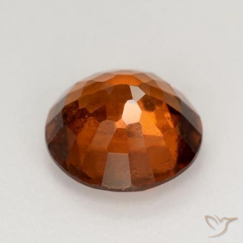 Granato hessonite Arancione Ambra naturale da 2.02 ct, Rotondo, VS-SI